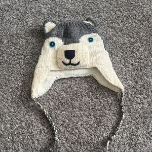 Cute Animal Knit Hat with Ear Flaps
